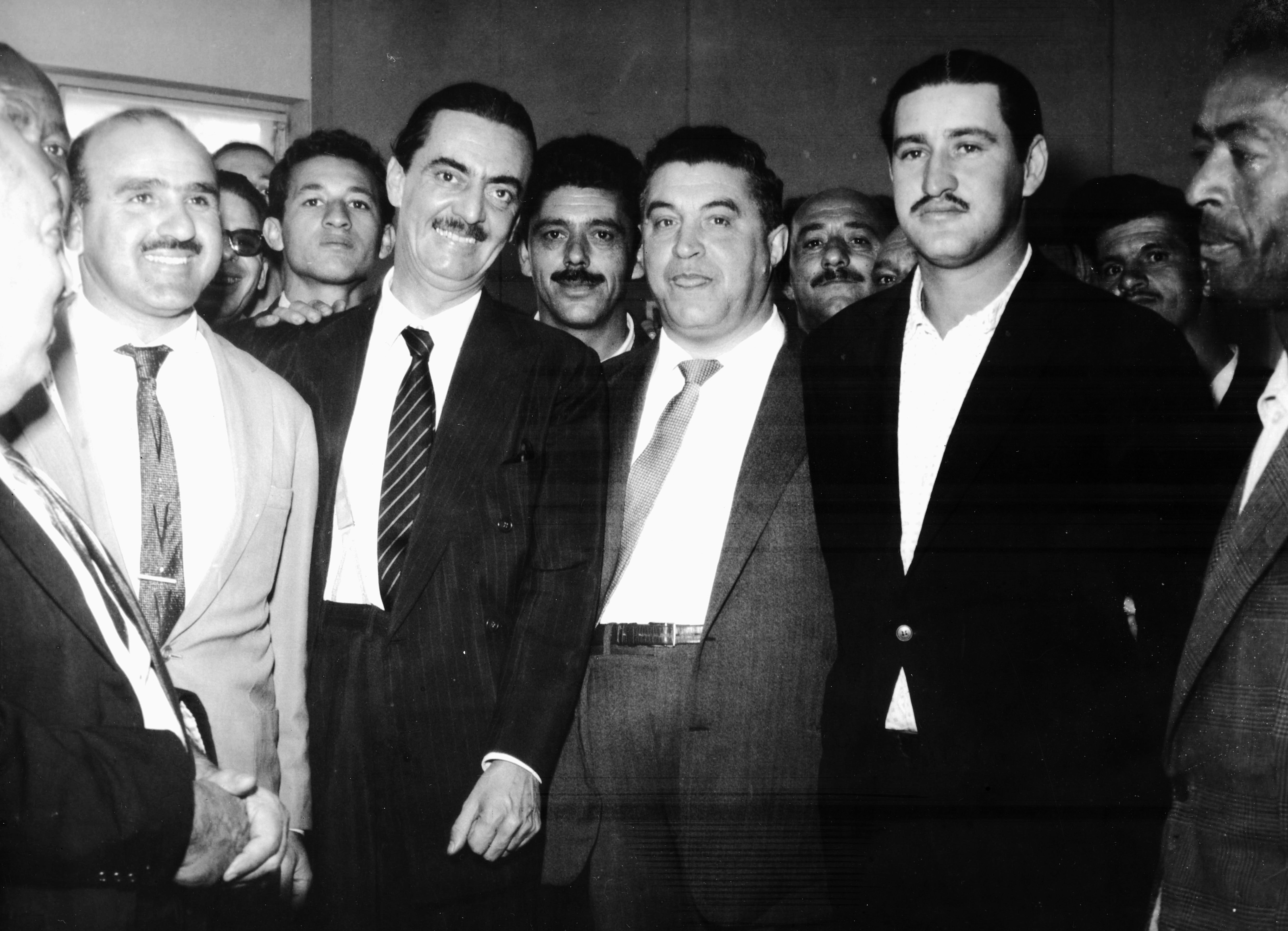 Annis ao lado do Governador Jânio Quadros, em 1959